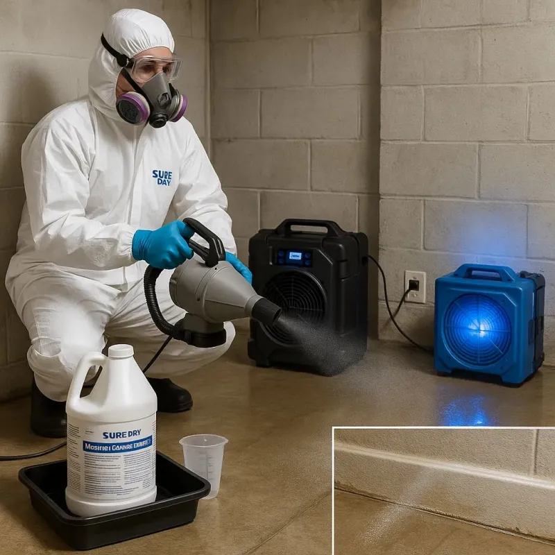 Sanitization and Odor Removal process in Edinburg, TX